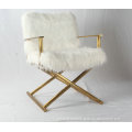 Jodi White Sheepskin Chair
